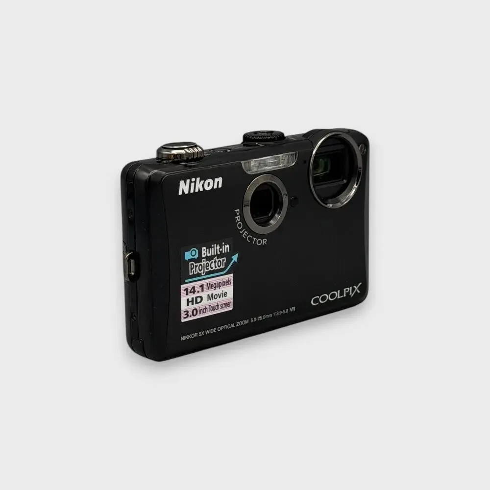 Nikon Coolpix S1100pj Digital Camera | 14.1MP | Black